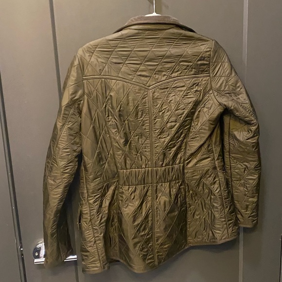 Olive Barbour Jacket - Picture 2 of 4